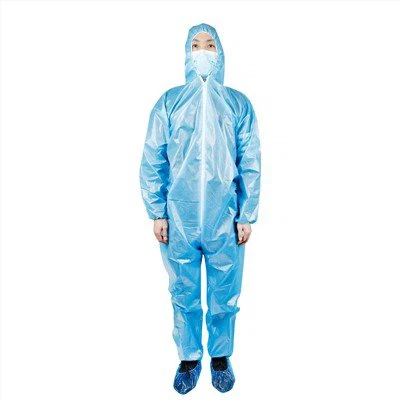 Coverall Plastig tafladwy gwrth-ddŵr